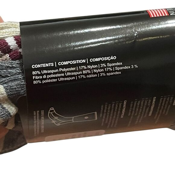 Harley-Davidson All Weather Socks - Gray and Cream, 2 Pairs, Size L, NWT - Picture 6 of 7